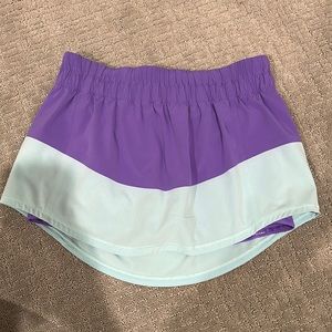 Lululemon Women's Purple and Blue Skort